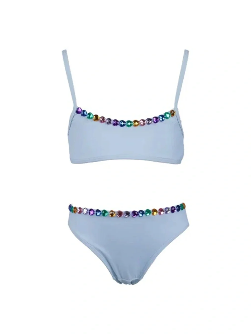 Lola & The Boys RAINBOW GEMS BIKINI size 8